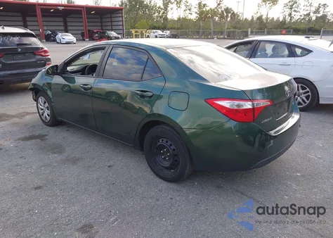 2016 Toyota Corolla Le z USA, uszkodzony, nr VIN 2T1BURHE8GC566733
